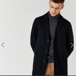 NWOT Wax London wool blend coat, M